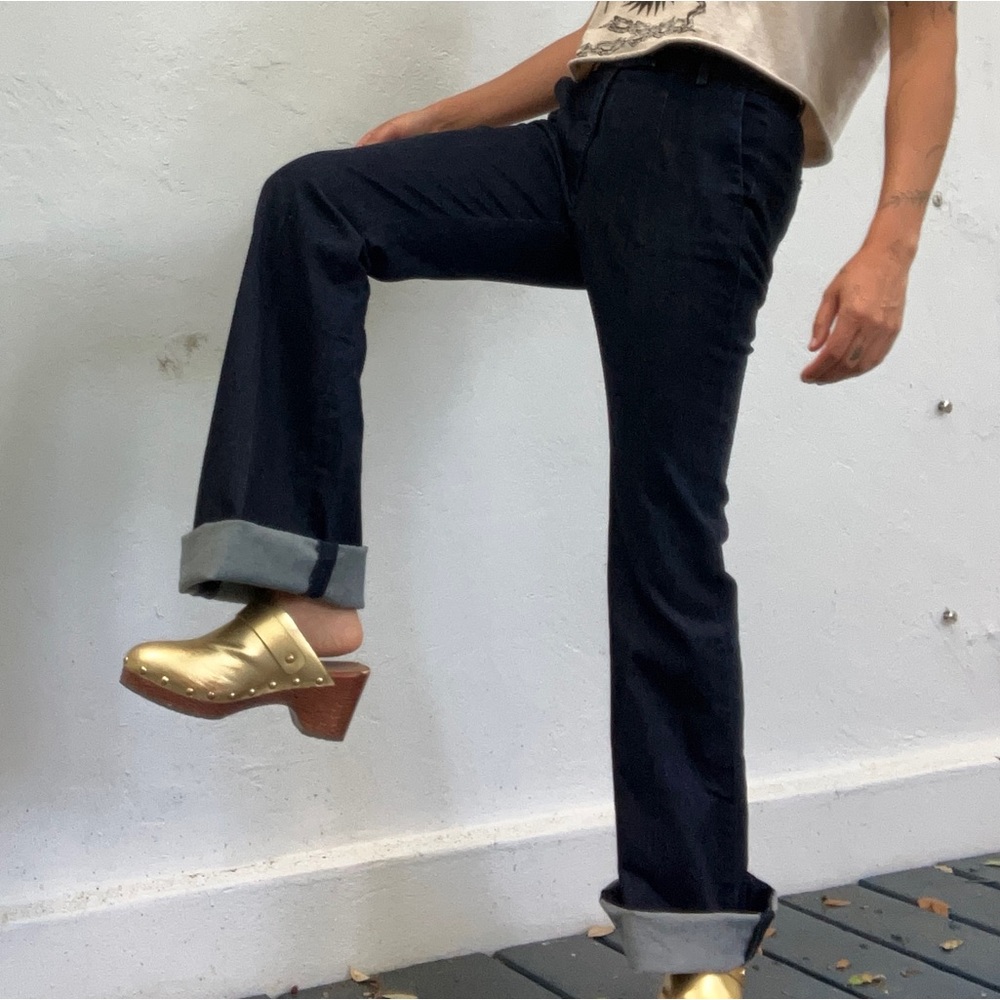 CURRENT/ELLIOTT dark denim trouser